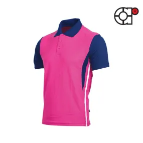 ARORA SHORT SLEEVE LACOSTE HONEYCOMB POLO (MAGENTA)