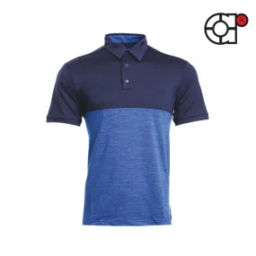 ARORA SHORT SLEEVE SPANDEX GOLFER POLO (ROYAL/NAVY)