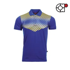 ARORA SHORT SLEEVE SUBLIMATION COTTON POLO (ROYAL BLUE)