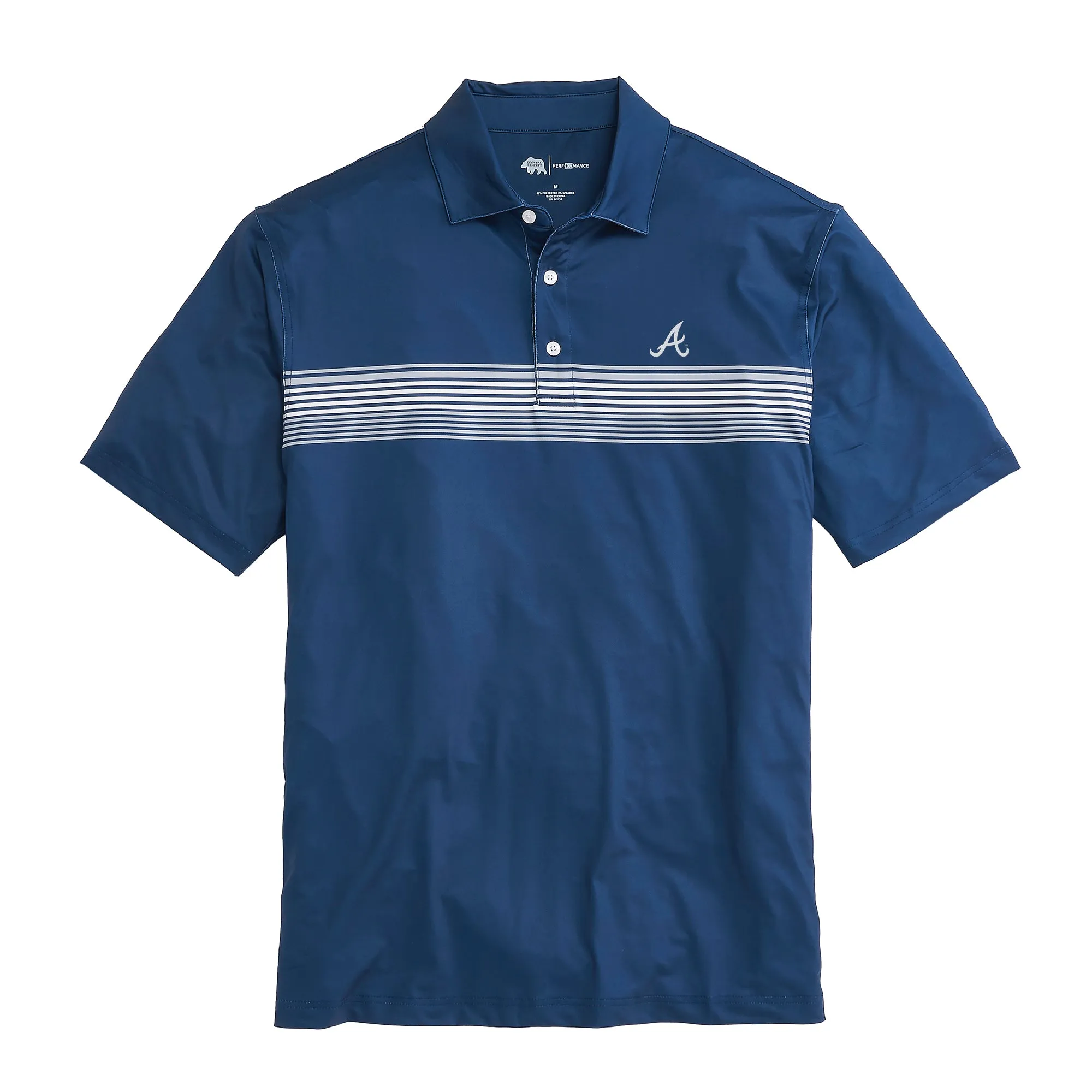 Atlanta Braves Prestwick Printed Performance Polo