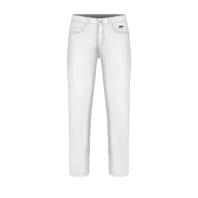 Black Hound Women's White Polo Jeans