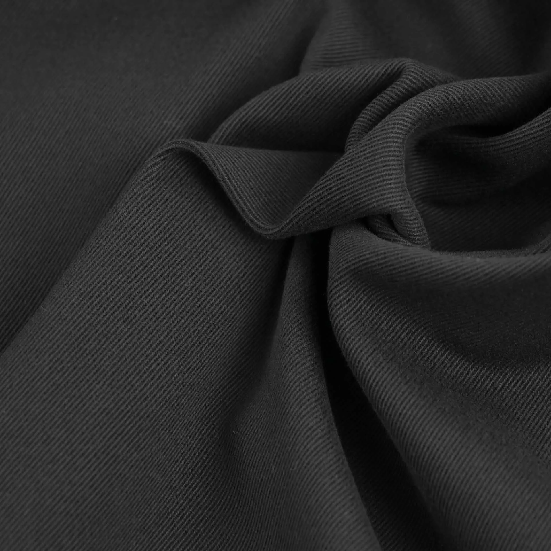 Black Twill Fabric 96291