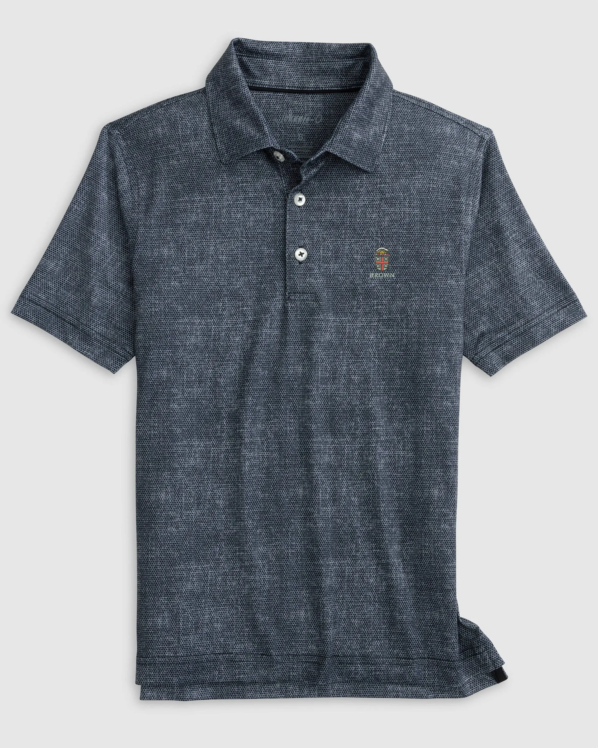 Brown Gibson Jr. Jersey Performance Polo