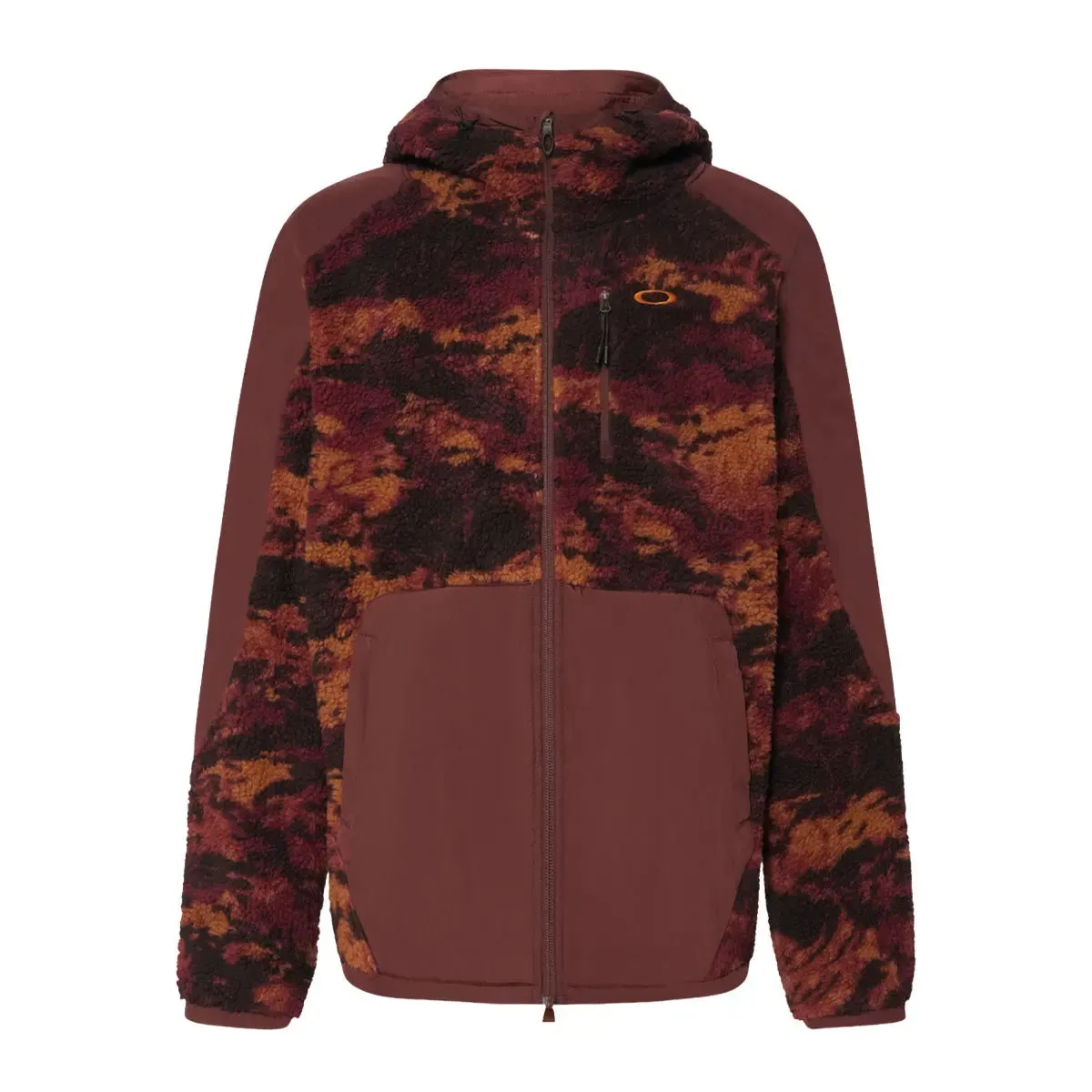 Caribou Full Zip Sherpa - Tiger Camo Red