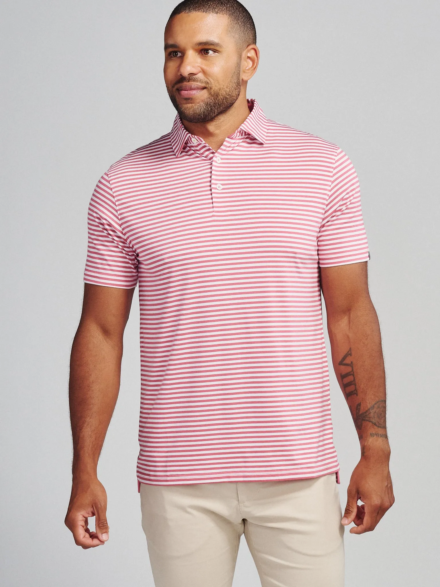 Cloud Lightweight Polo Air Stripe