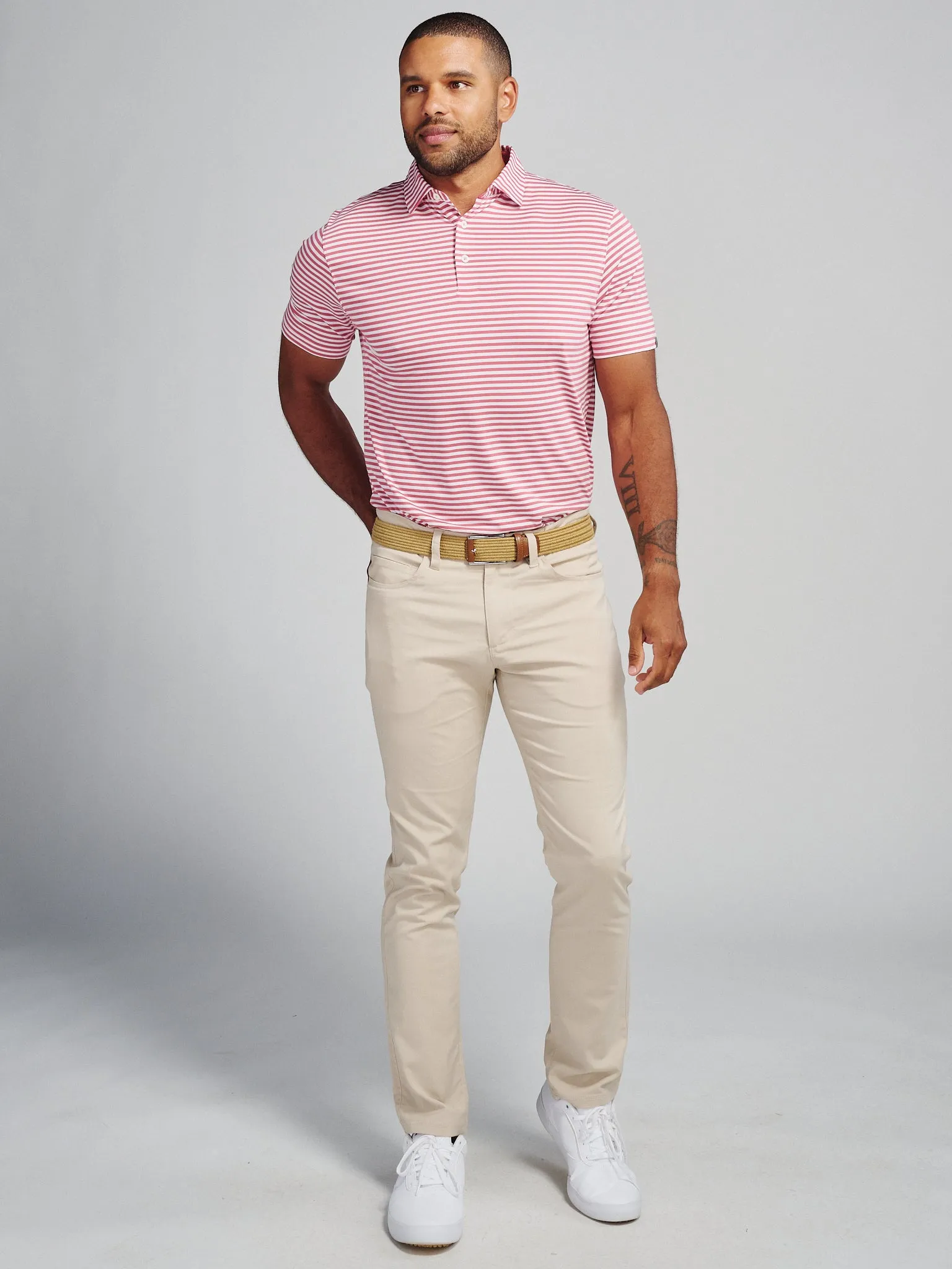 Cloud Lightweight Polo Air Stripe