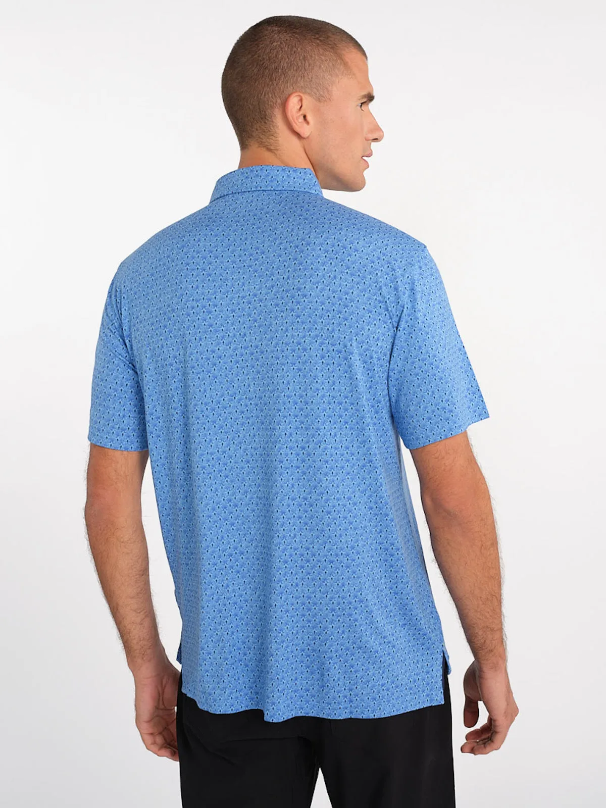 Cloud Polo - Palmetto Print