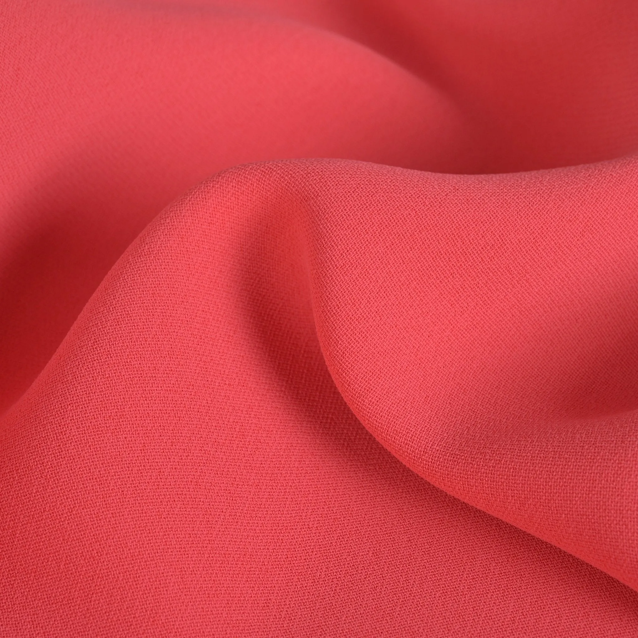 Coral Crepe Fabric 3005