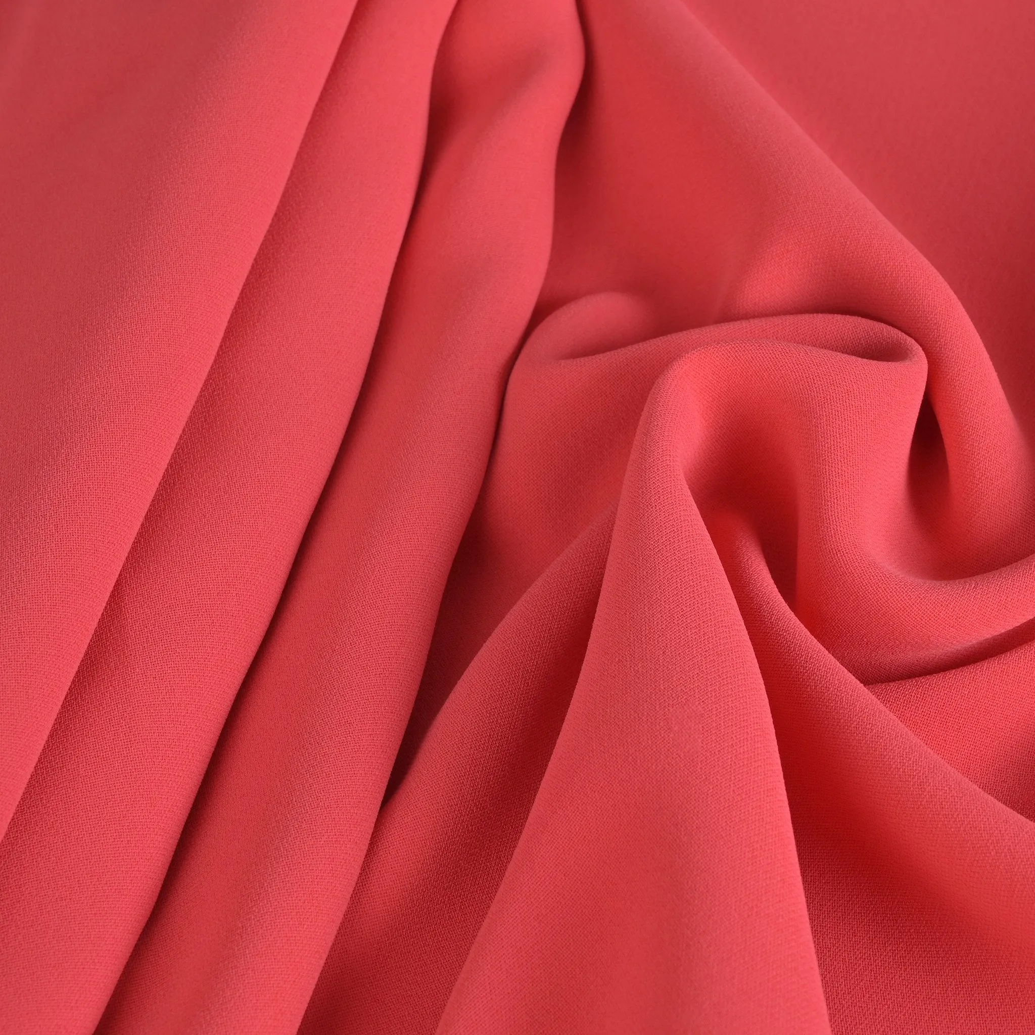 Coral Crepe Fabric 3005