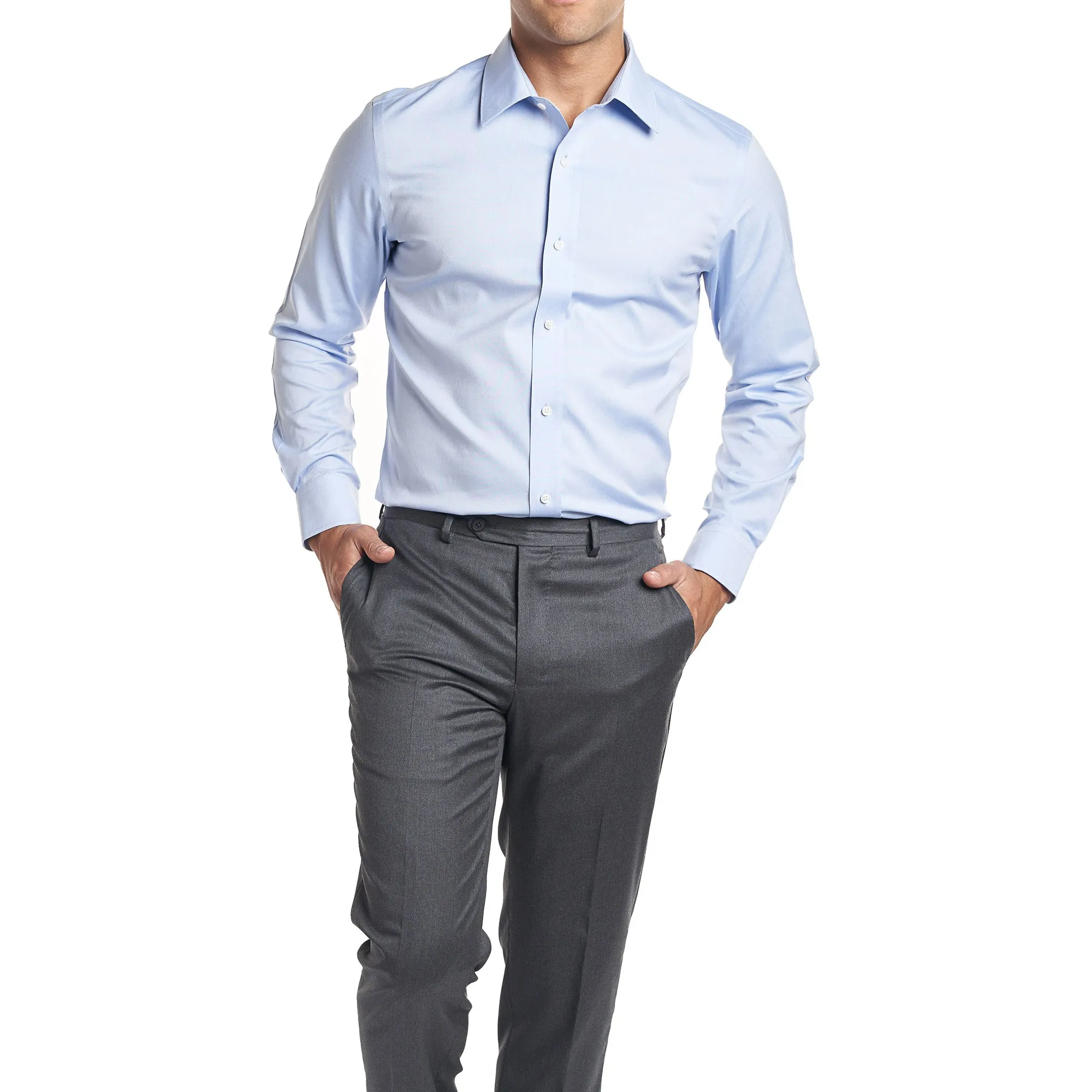 Easy Care Dress Shirt Standard Fit - Blue