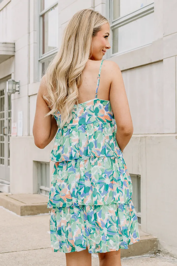 Easy Does It Floral Print Mini Dress