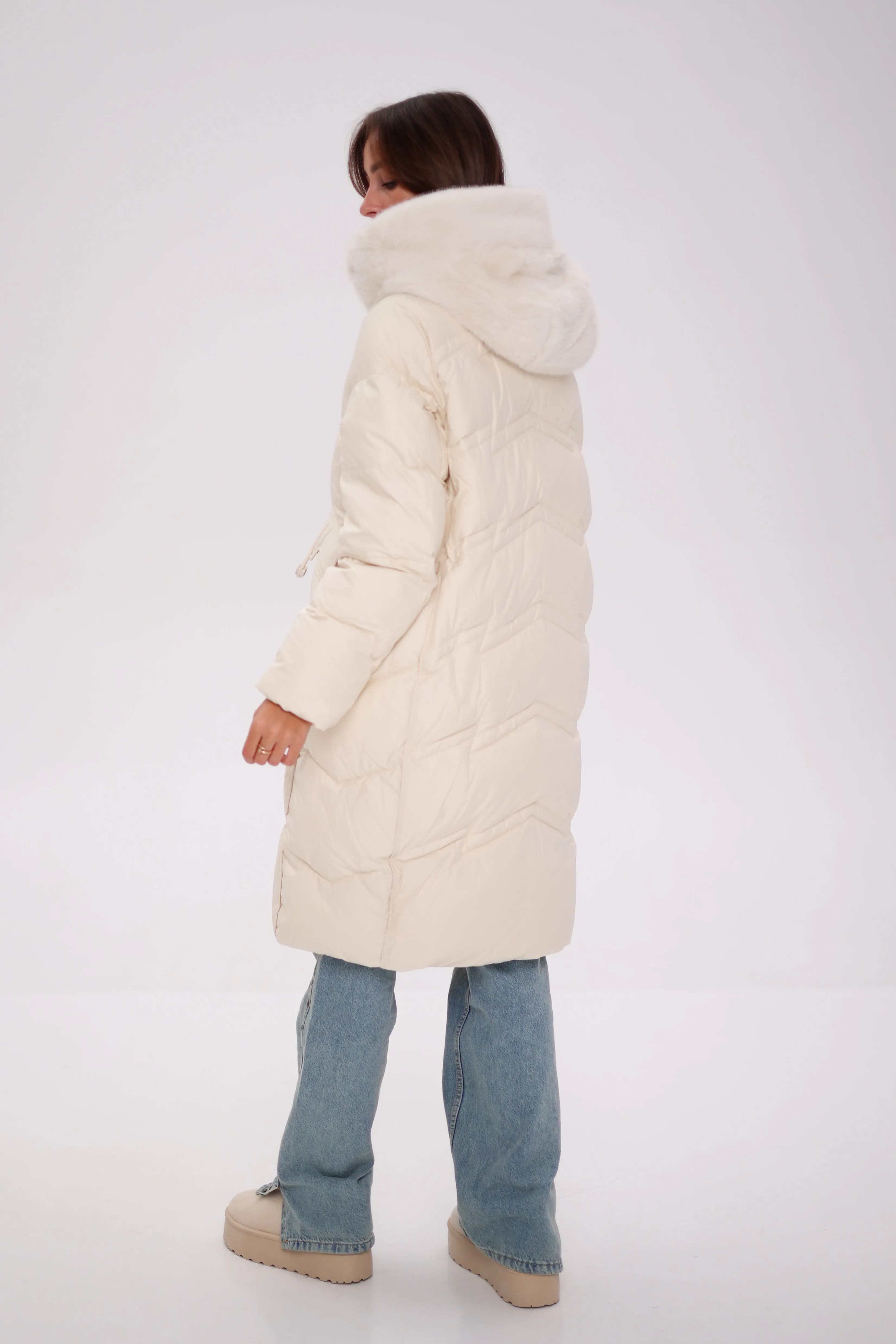 EverChill Faux Fur Hood Thinsulate™ Coat