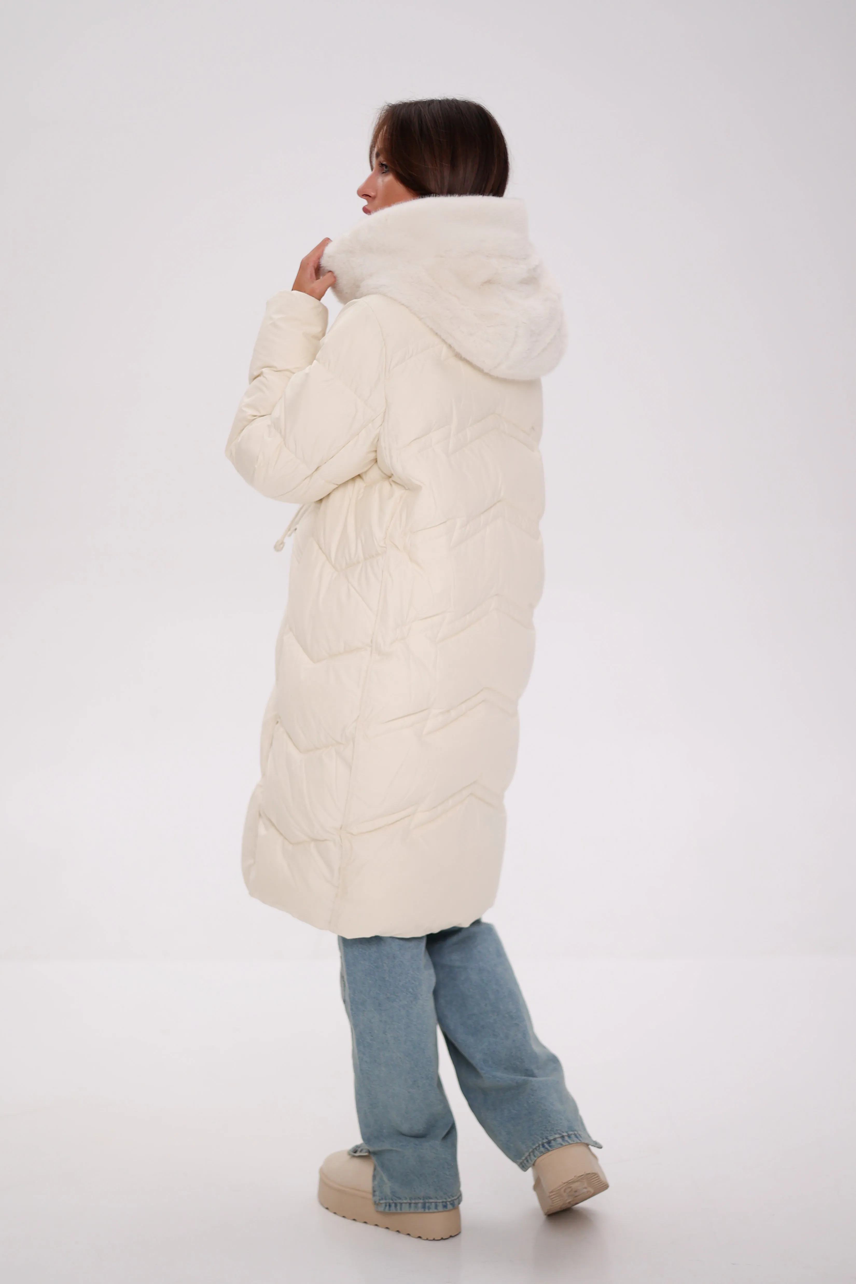 EverChill Faux Fur Hood Thinsulate™ Coat