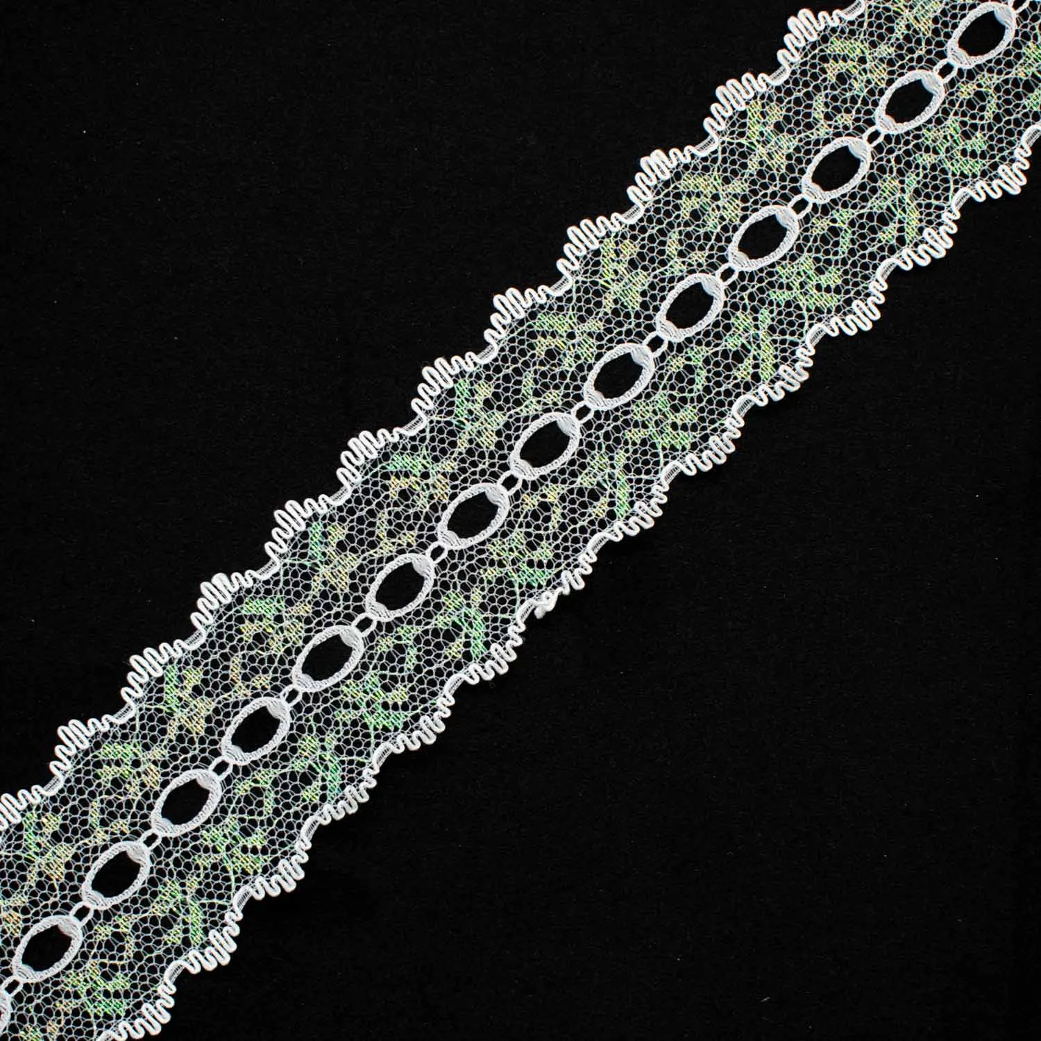 Feathered Eyelet Lace 37mm