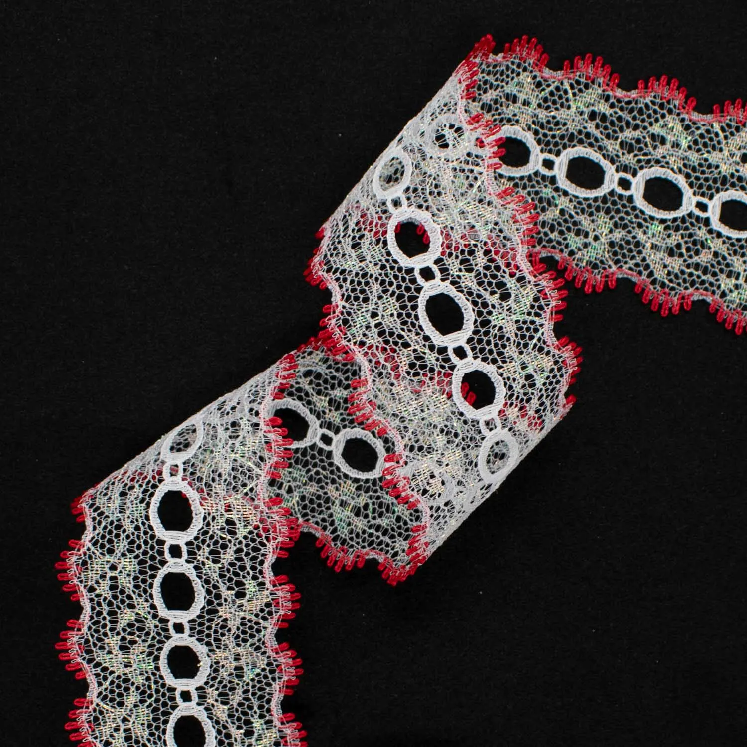 Feathered Eyelet Lace 37mm