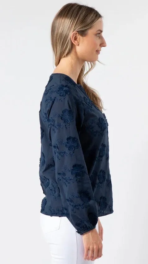 Frida Blouse Navy