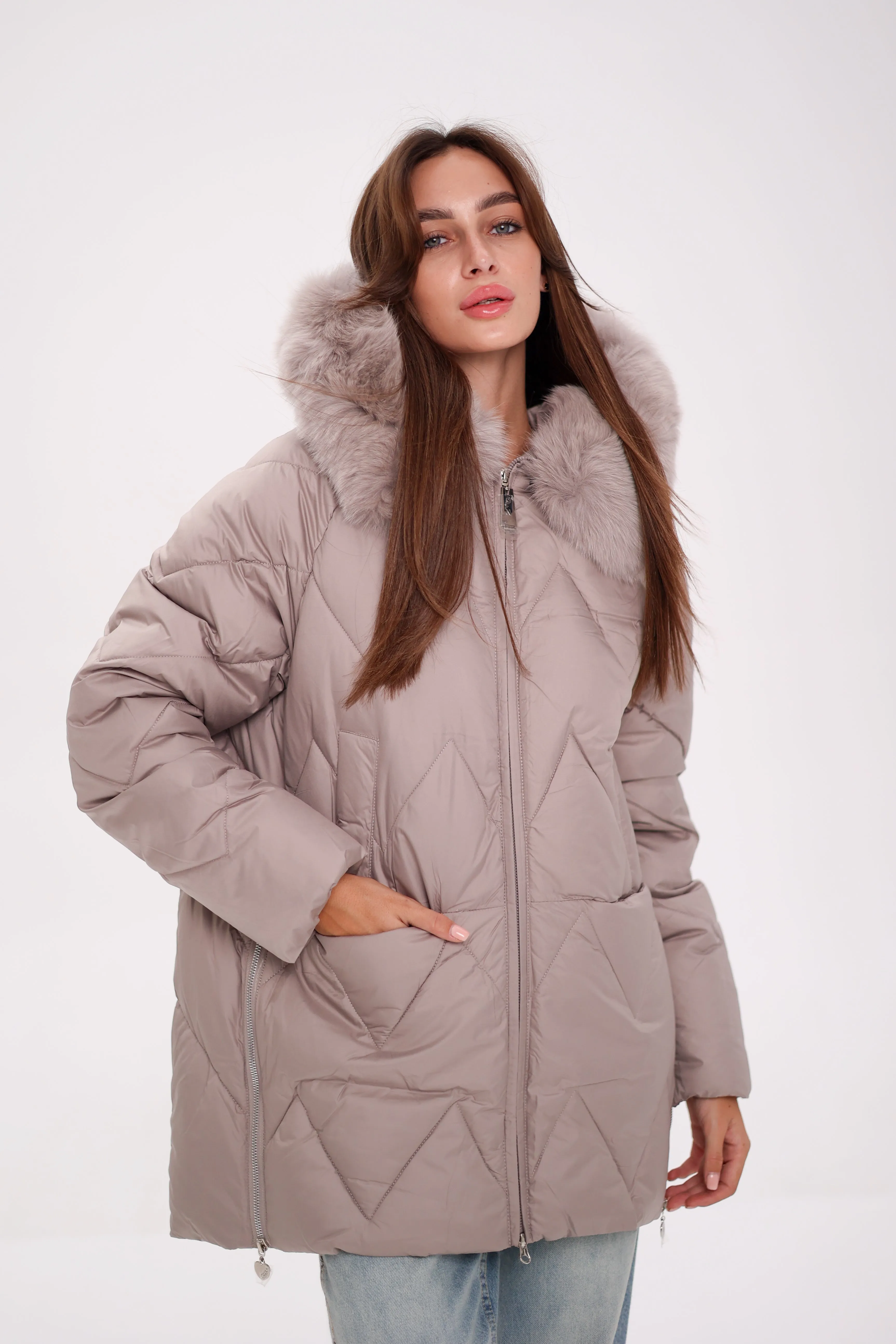 Genuine Polar Fox Thinsulate™ Insulation Coat