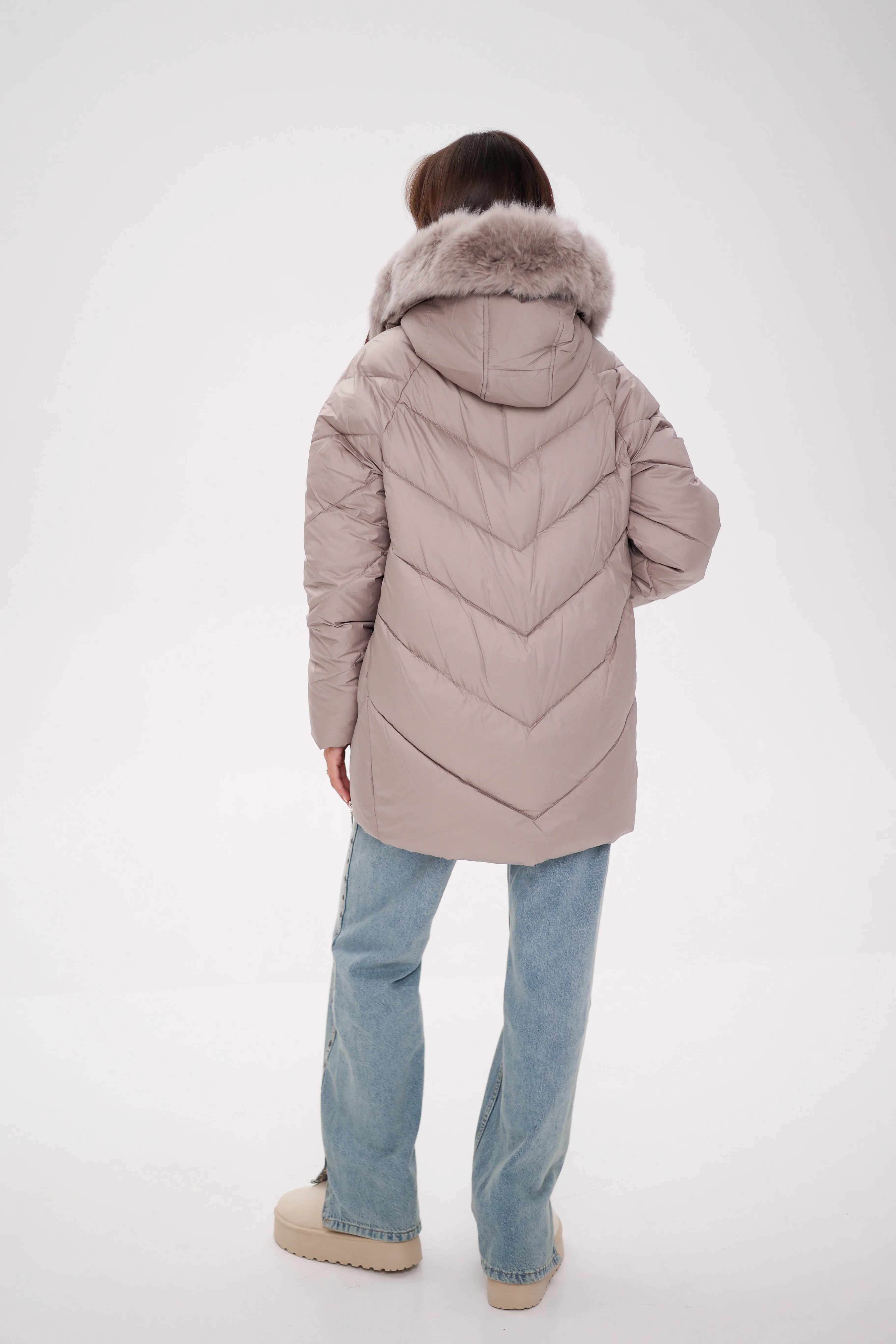 Genuine Polar Fox Thinsulate™ Insulation Coat