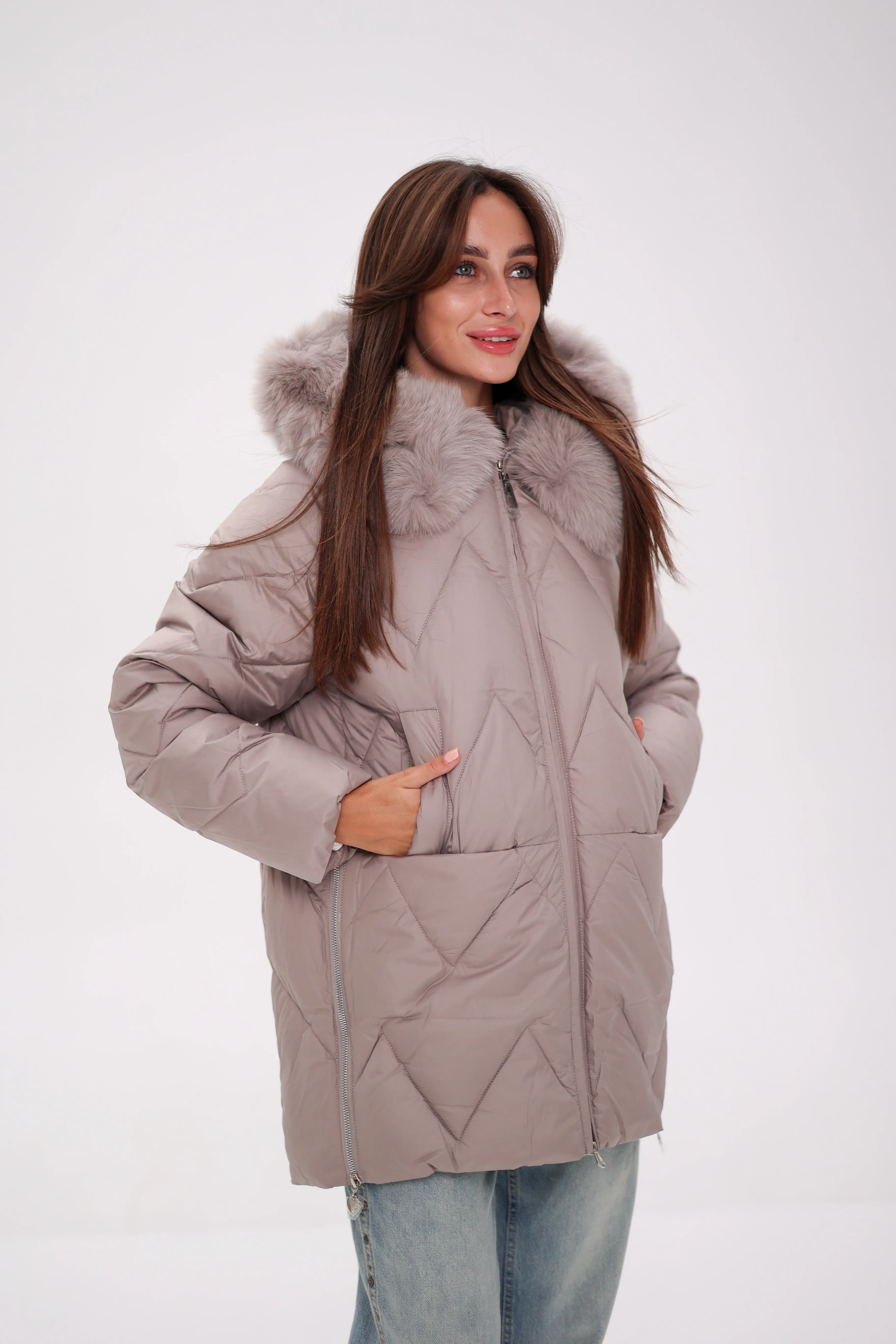 Genuine Polar Fox Thinsulate™ Insulation Coat