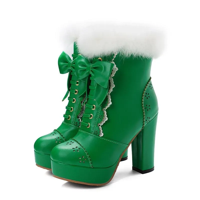 Holiday Lolita Booties