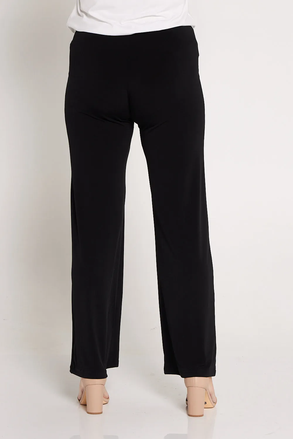 Kamala Wide Leg Pants - Black