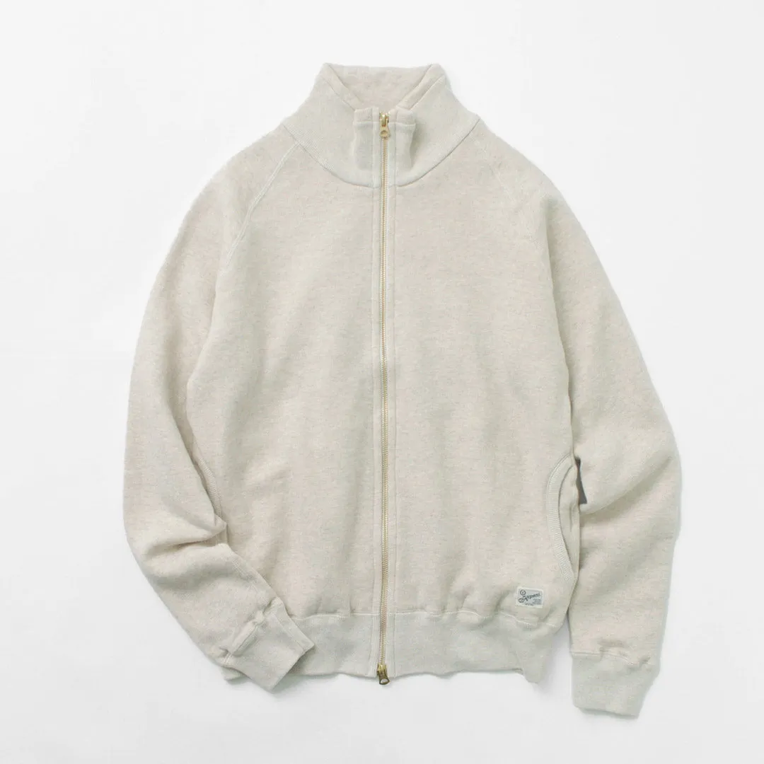 KEPANI / Great Smoky Raffy  brushed-lining stand neck sweatshirt jacket