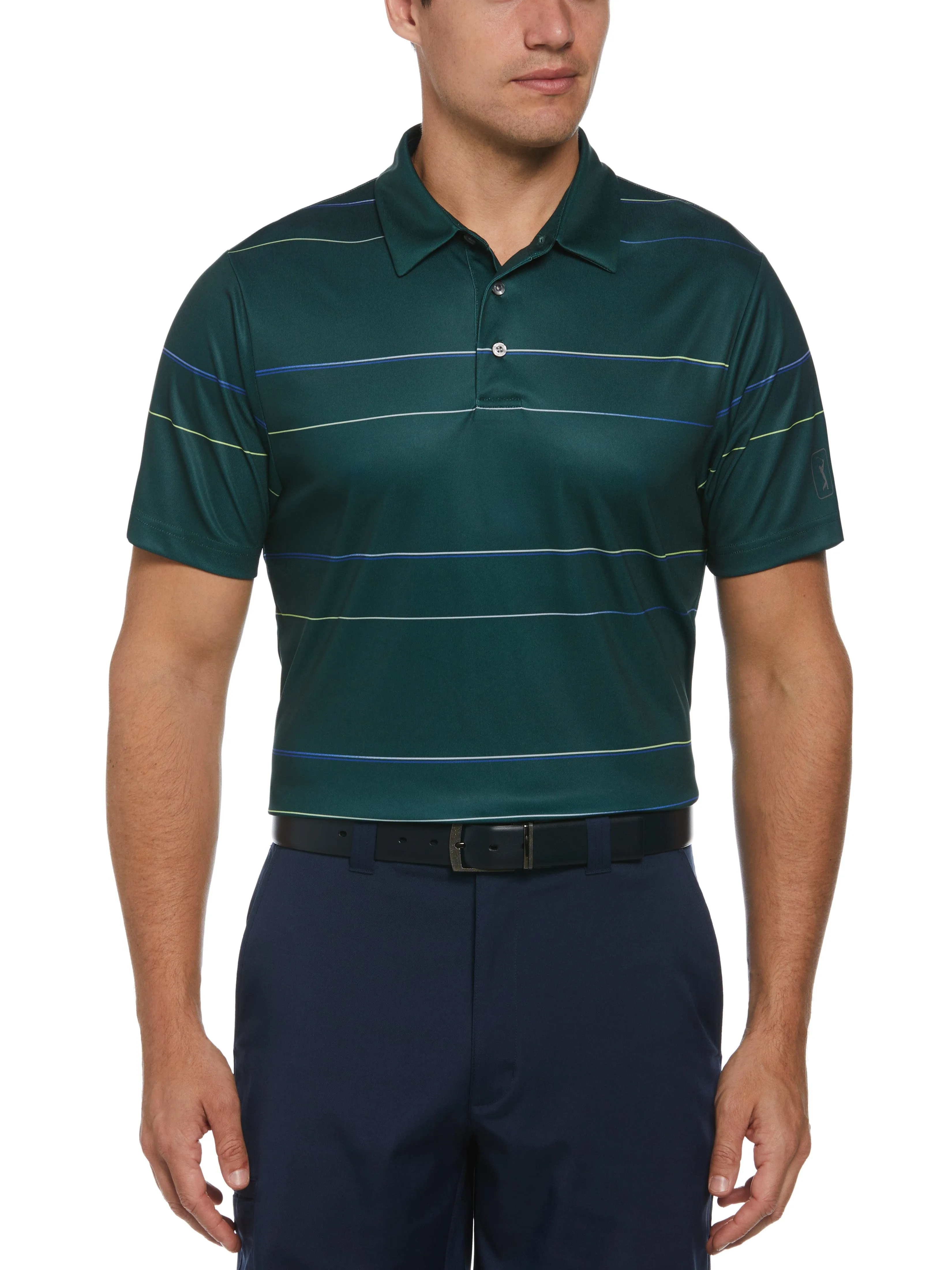 Men's Gradient Stripe Golf Polo