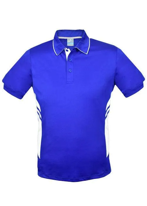 Mens Tasman Polo Royal/White