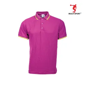 MULTISPORT SHORT SLEVEE LACOSTE POLO (PURPLE)