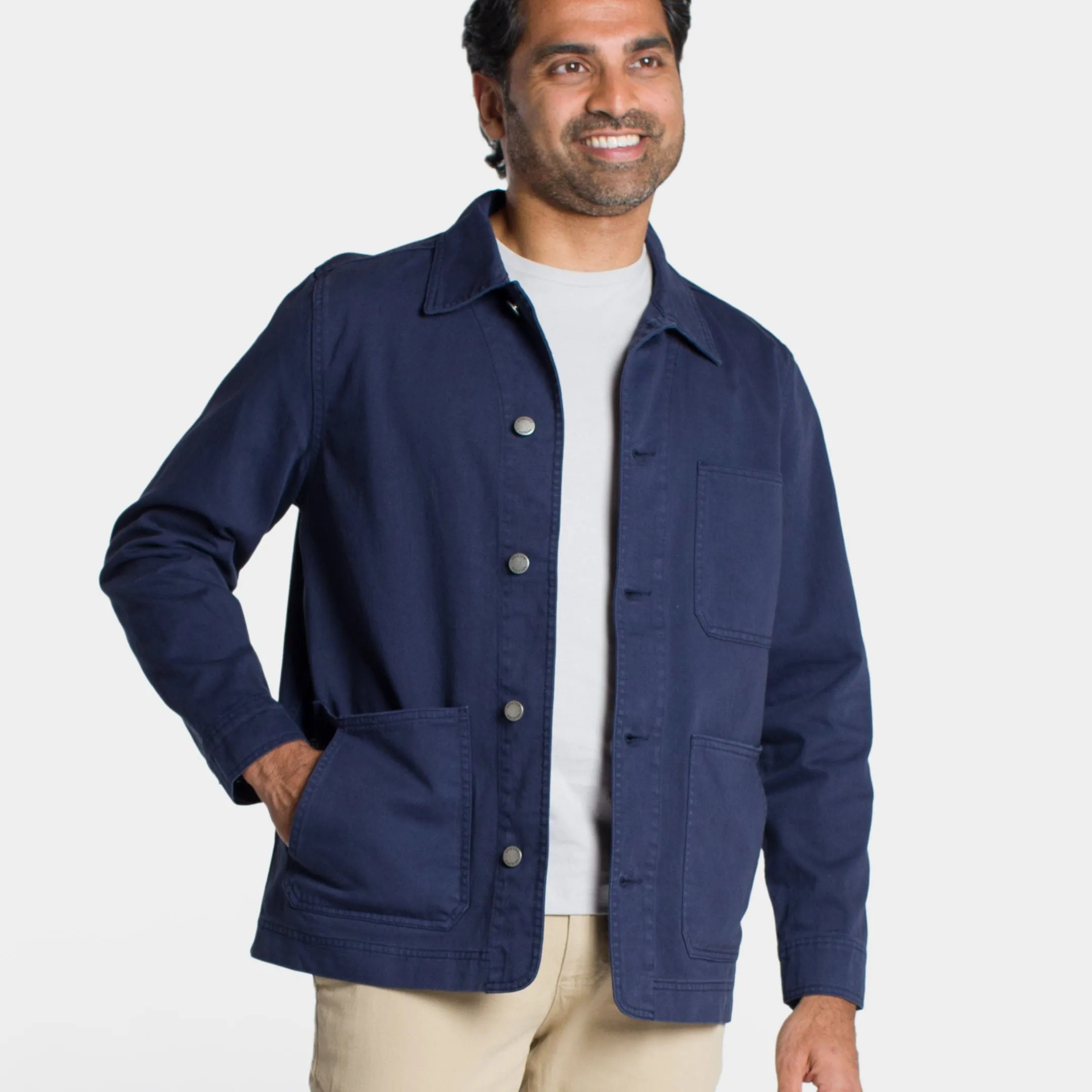 Navy Chore Jacket