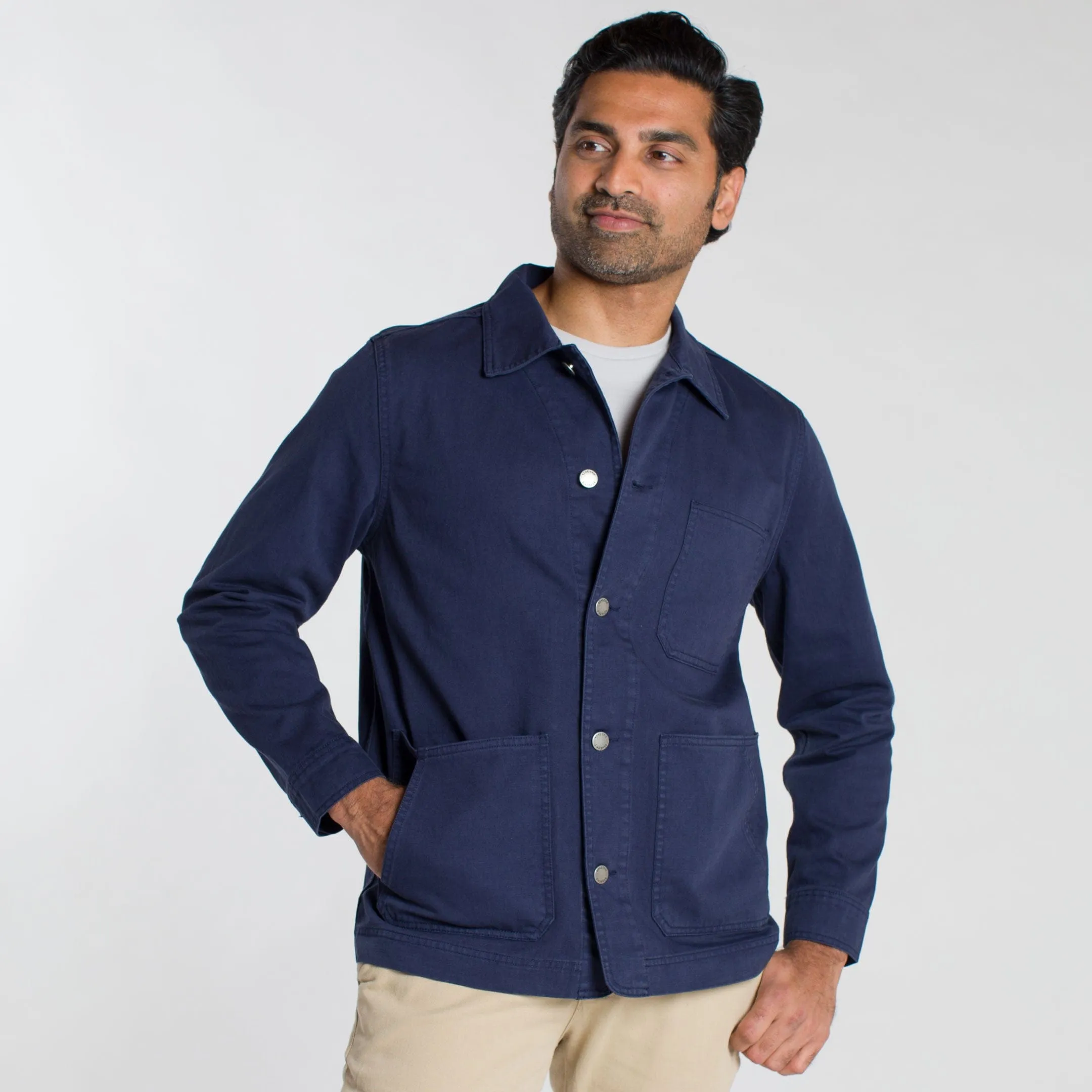 Navy Chore Jacket