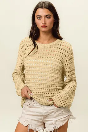 Openwork Knit Top