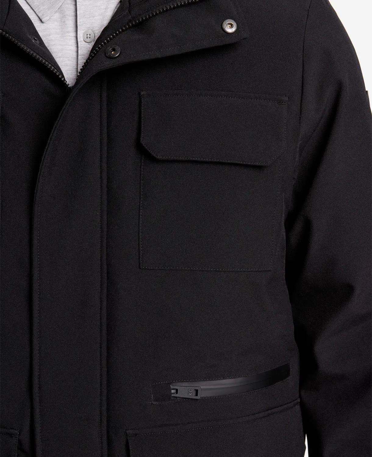 Oxford Utility Hooded Coat