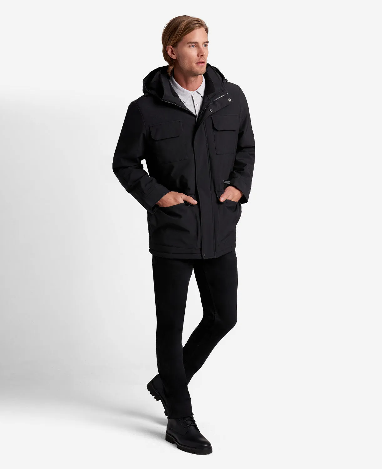 Oxford Utility Hooded Coat