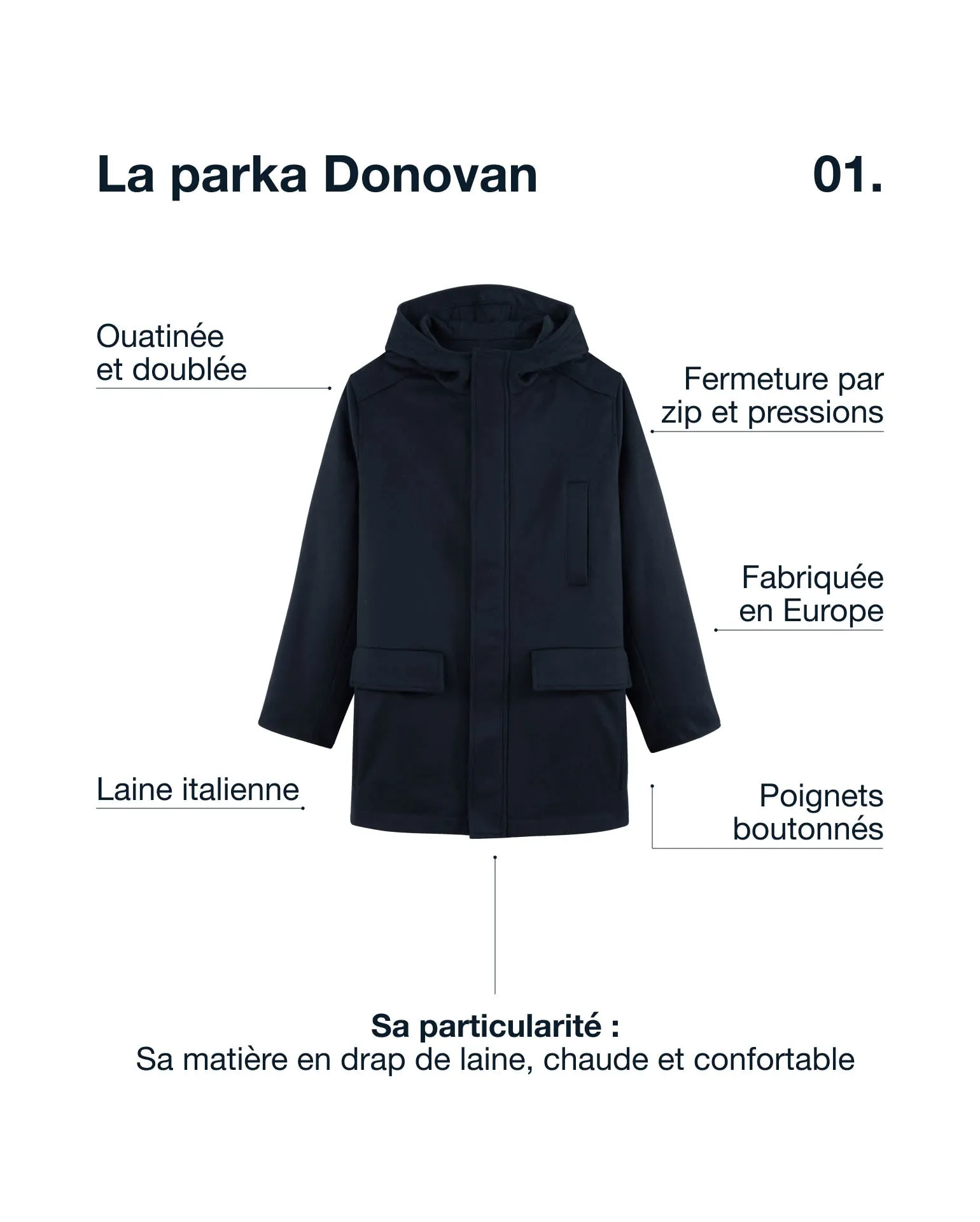 PUSH EDITO AH24 - Parkas DONOVAN