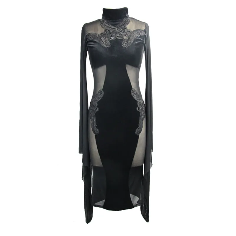 The Black Vamp Dress