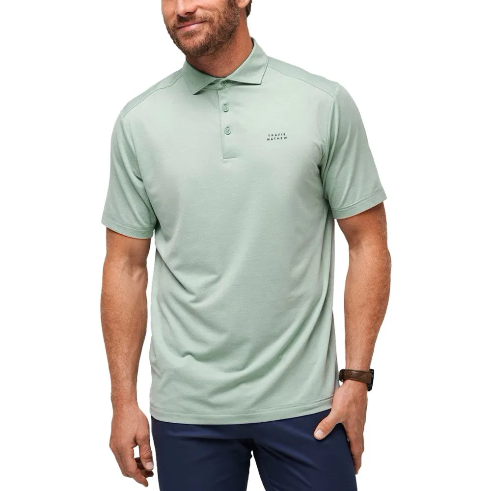 Travis Mathew Heater Golf Shirt - Jadeite