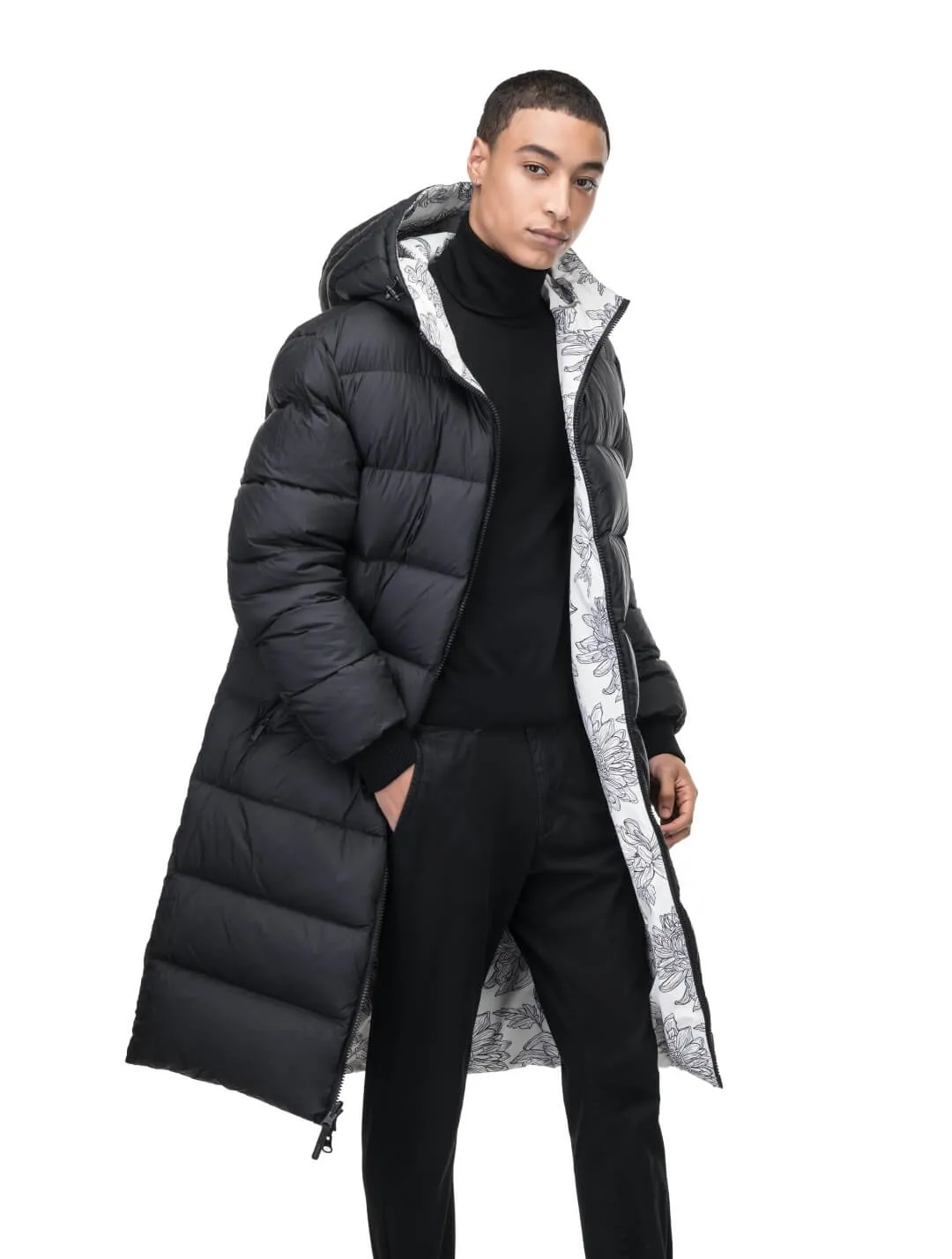 Wayland Men's Long Reversible Puffer