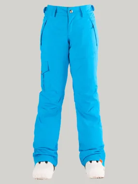 Women's Thermal Warm High Waterproof Windproof Blue Snowboard & Ski Pants